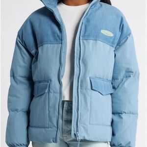 Rip Curl Blue Puffer Jacket